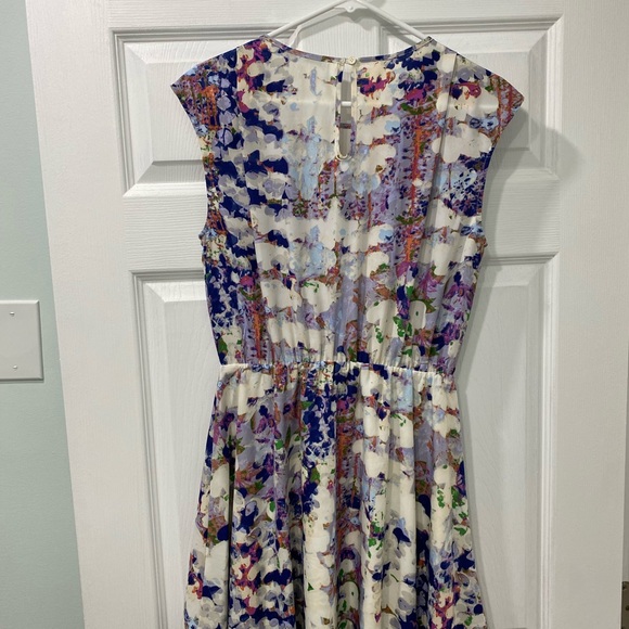 Collective Concepts Dresses & Skirts - Collective Concepts Purple Floral Midi Dress